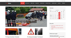 Desktop Screenshot of feuerwehr-dahn.de